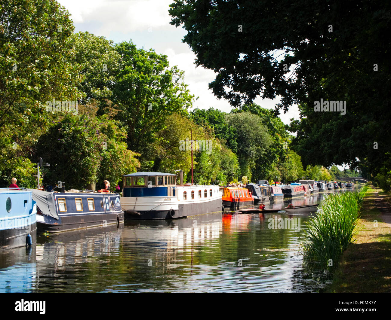 Grand Union Canal, London, England Stockfoto