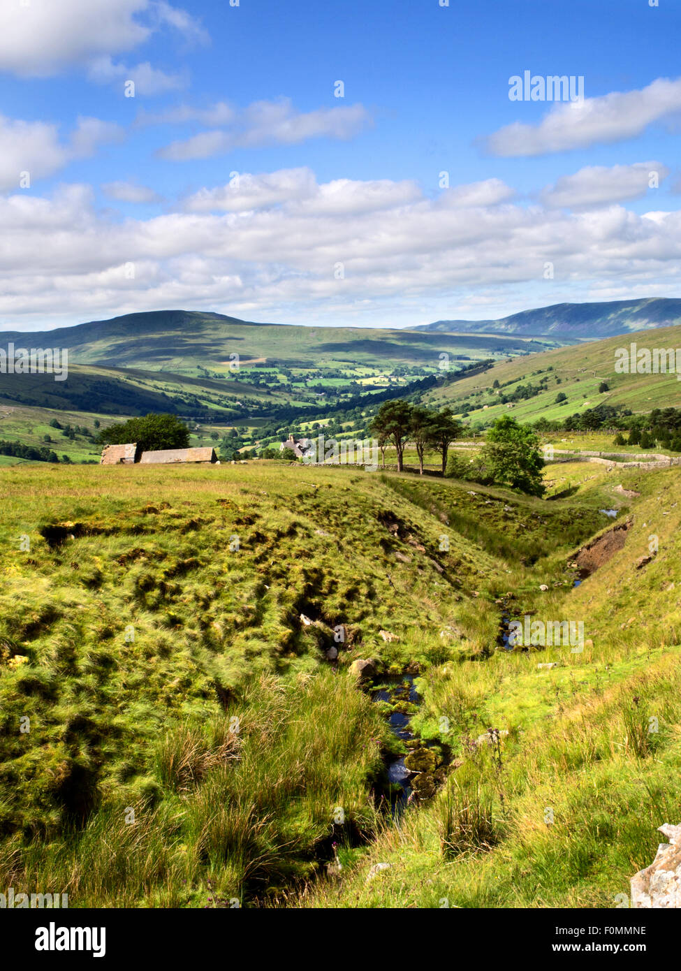 Affe Beck liefen in Dentdale Yorkshire Dales Cumbria England Stockfoto