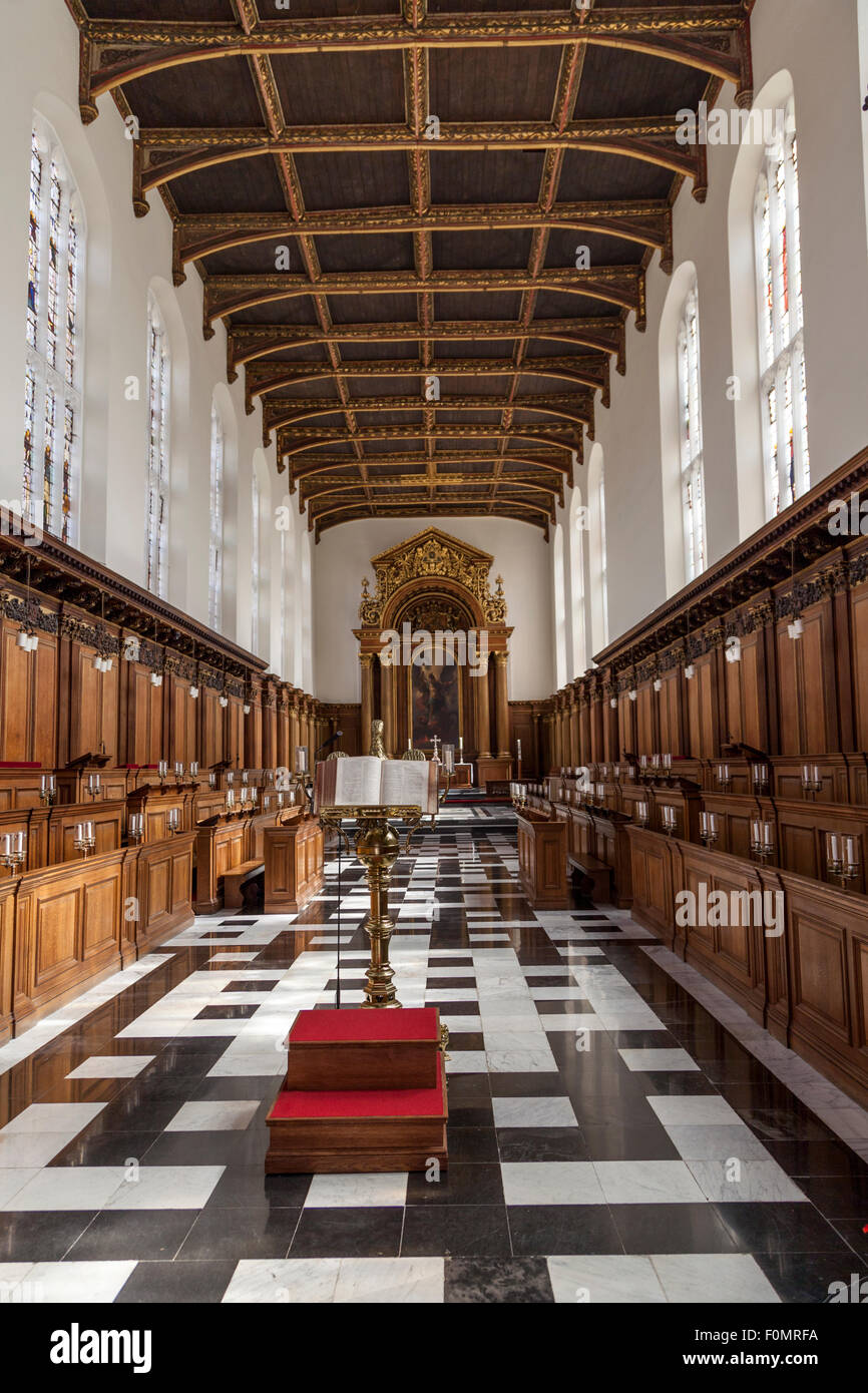 Trinity College in Cambridge Kapelle. Stockfoto