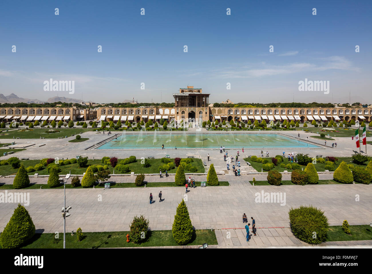 Ali Qapu, Maidan-i-Shah, Isfahan, Iran Stockfoto