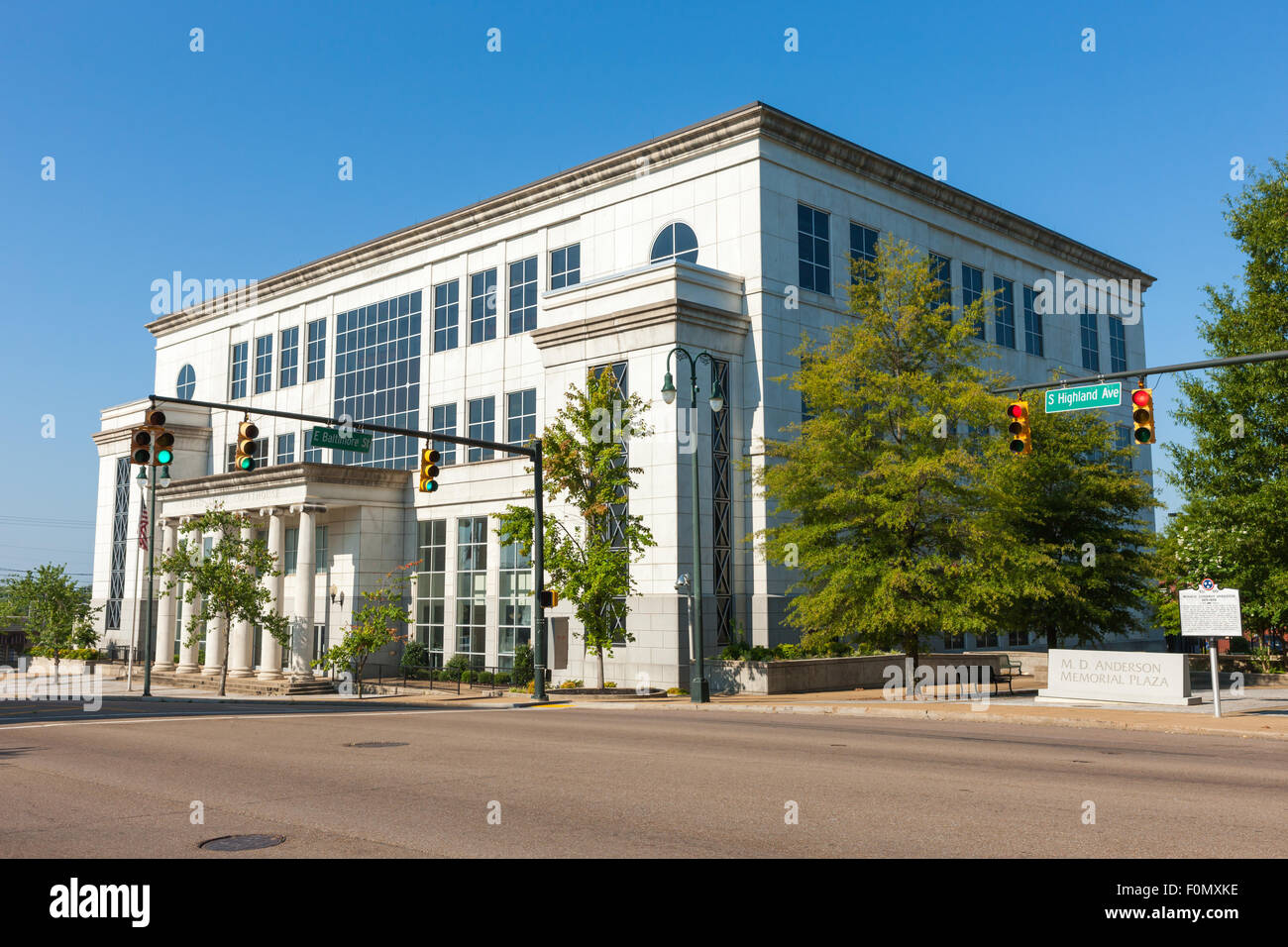 US-Bezirk Gerichtsgebäude für den westlichen Bezirk von Tennessee in Jackson, Tennessee. Stockfoto
