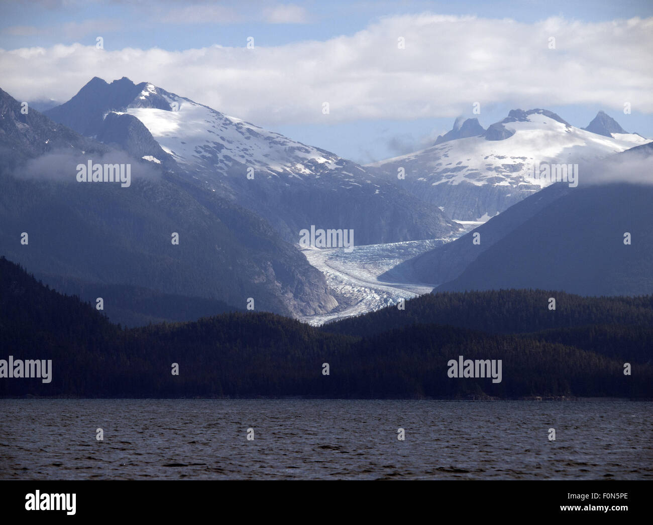 Gletscher Juneau Alaska Stockfoto