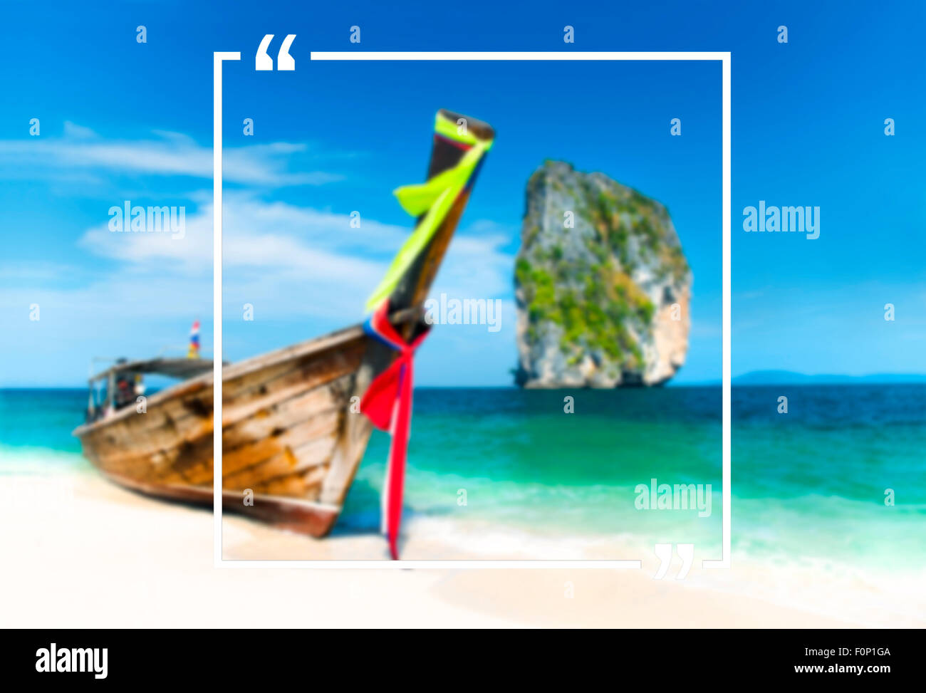 Urlaub Sommerurlaub Rahmenkonzept Muster Stockfoto