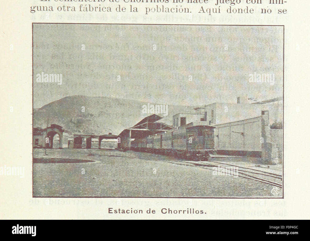 La Linea de Chorrillos. Descripcion de Los Tres Principales Balnearios Marítimos Que Appreciation Á Lima, Etc Bild entnommen Seite 145 von "La Linea de Chorrillos Stockfoto