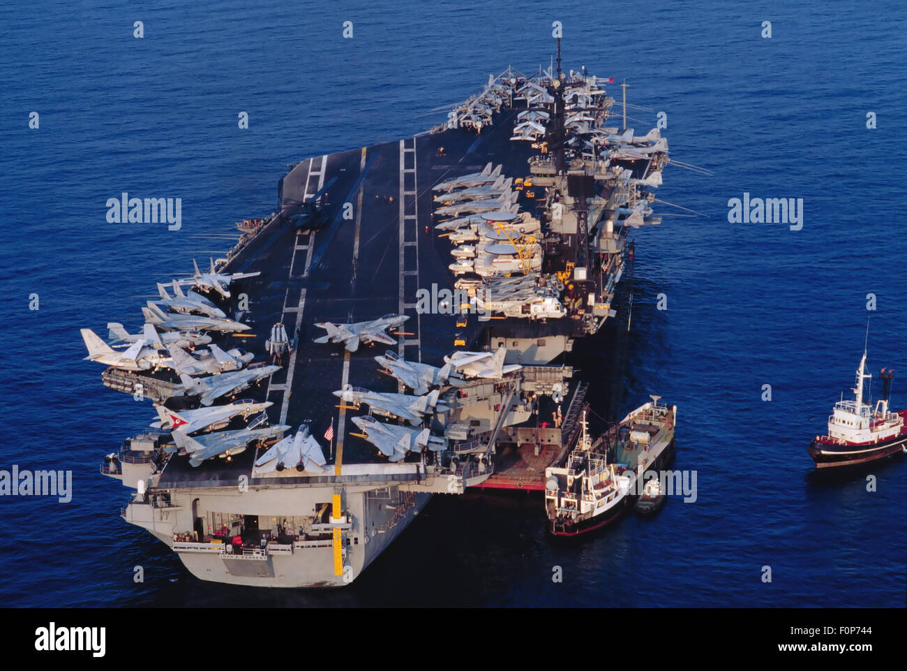 US-Marine, John Kennedy Flugzeugträger Stockfoto