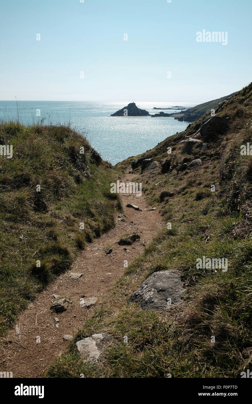 Herm Island liegt vor der Küste von Guernsey Stockfoto