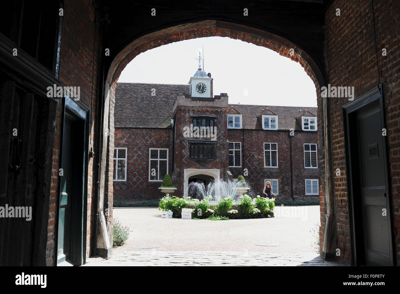 Fulham Palace in Fulham, London, England, einst die Hauptresidenz des Bischofs von London, Großbritannien Stockfoto