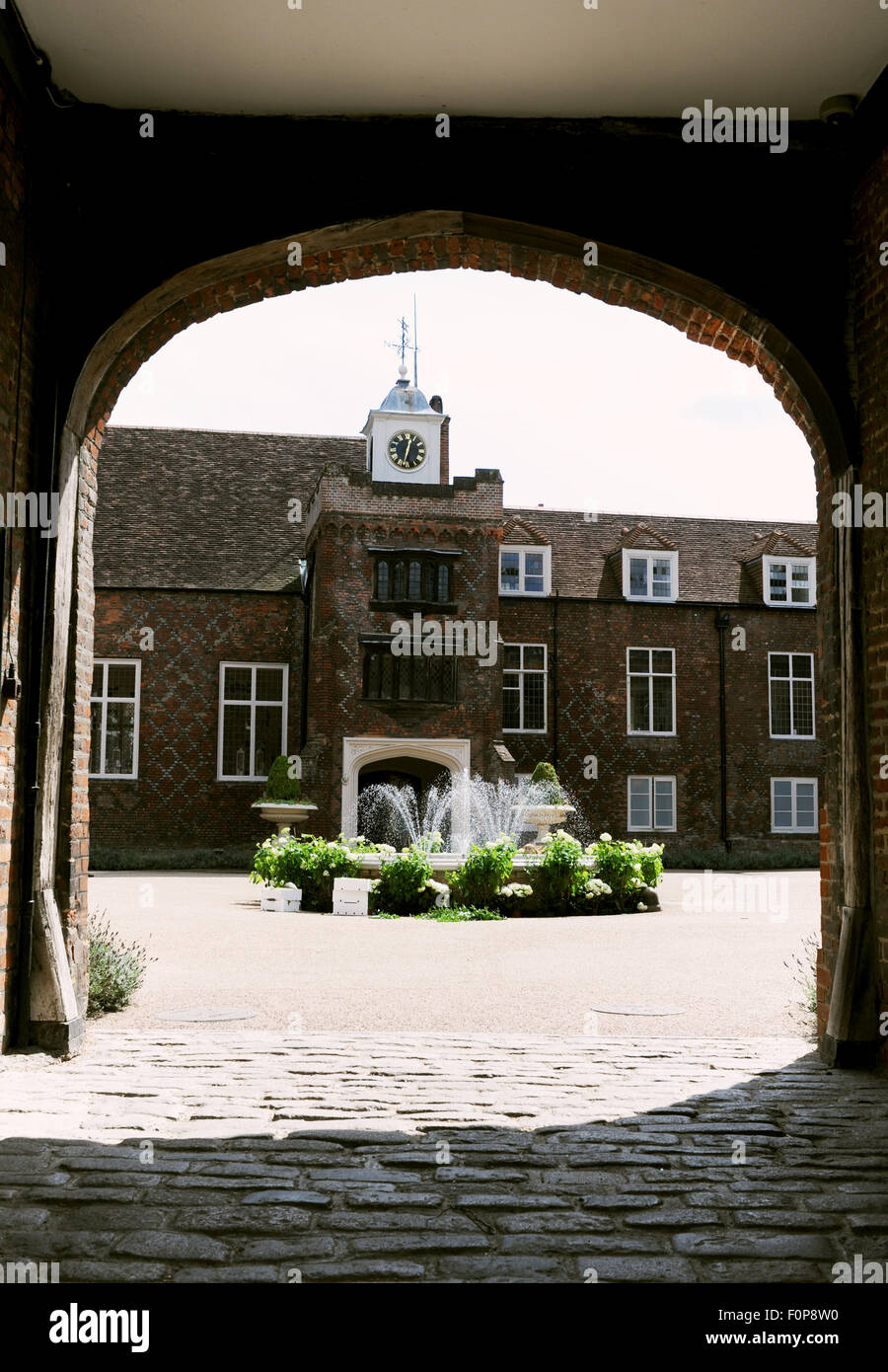 Fulham Palace in Fulham, London, England, einst die Hauptresidenz des Bischofs von London, Großbritannien Stockfoto