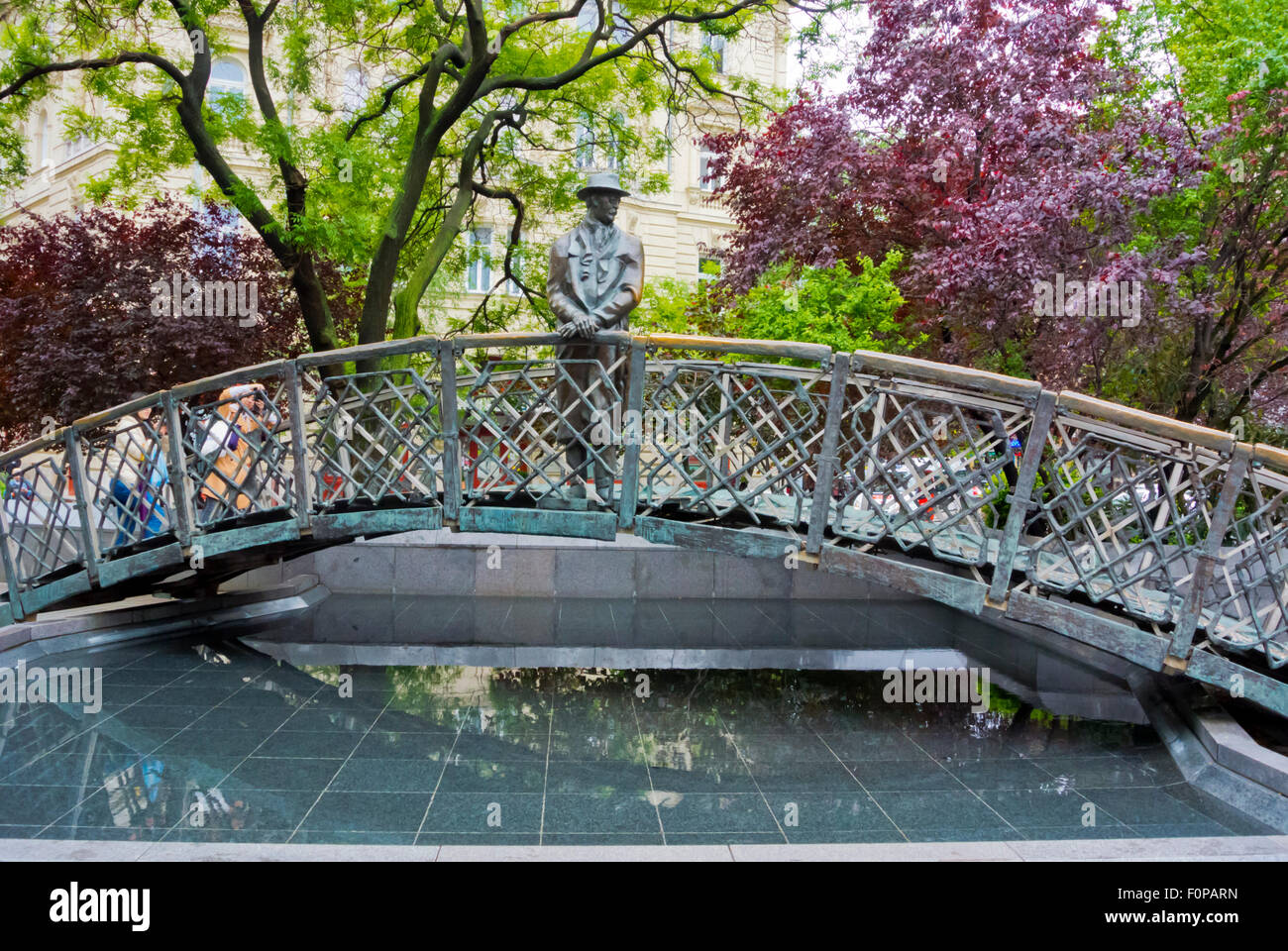 Imre Nagy Denkmal, Vertanuk Tere, neben Parlament, zentral-Budapest, Ungarn, Europa Stockfoto