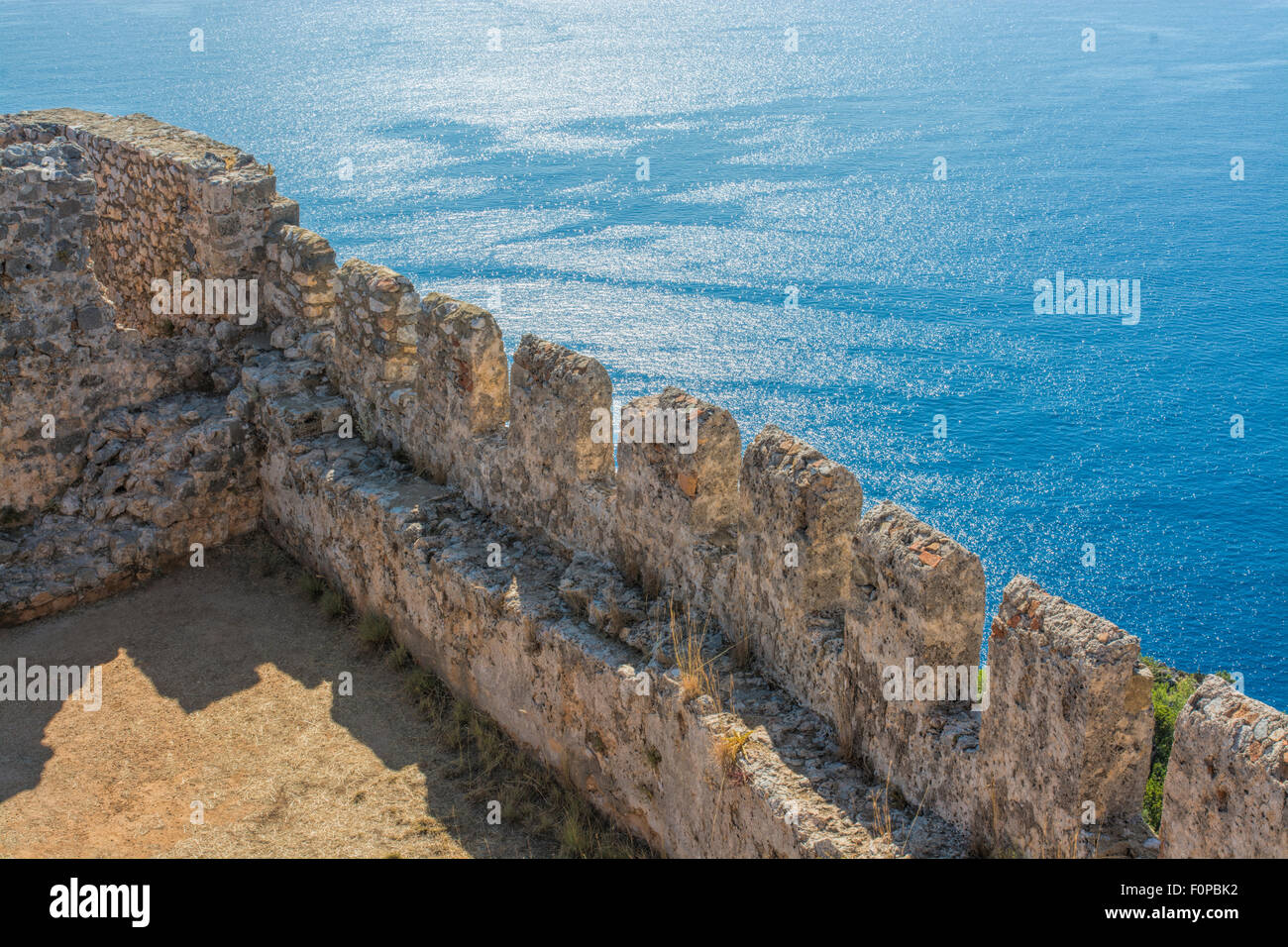 Burg von Alanya, Türkei Stockfoto