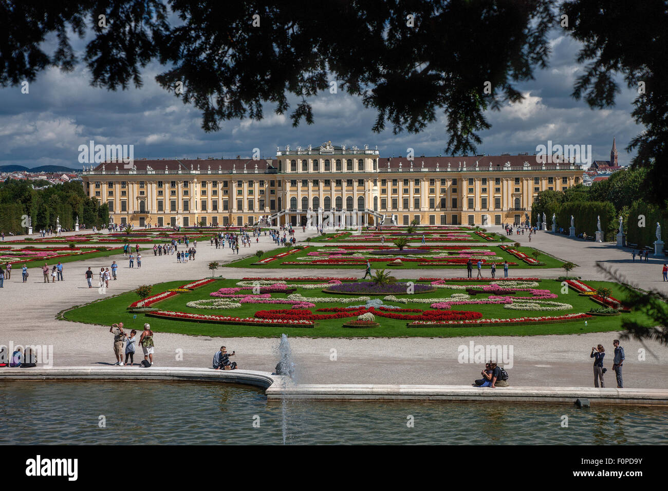 Schloss Schönbrunn, Wien, Österreich Stockfoto