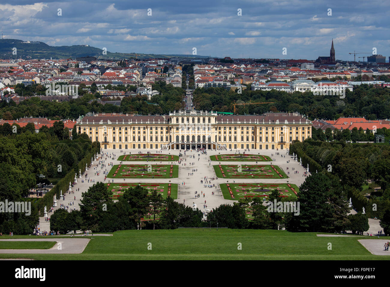 Schloss Schönbrunn, Wien, Österreich Stockfoto