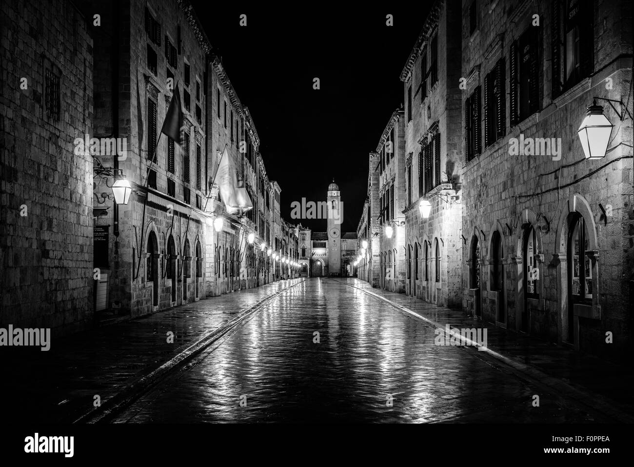 "Eine Nacht in der Stadt" Stockfoto