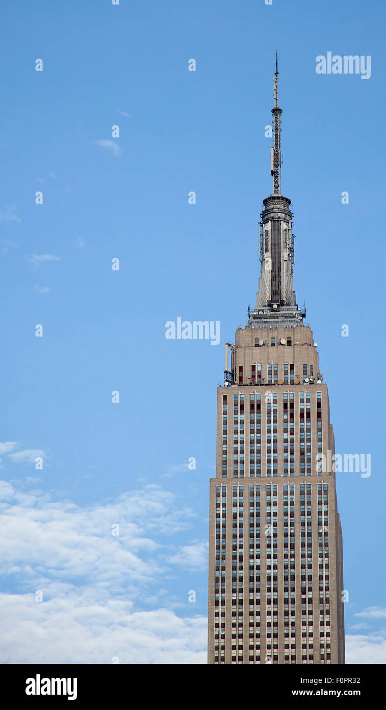 USA, Staat New York, New York City, Manhattan, Empire State Building. Stockfoto