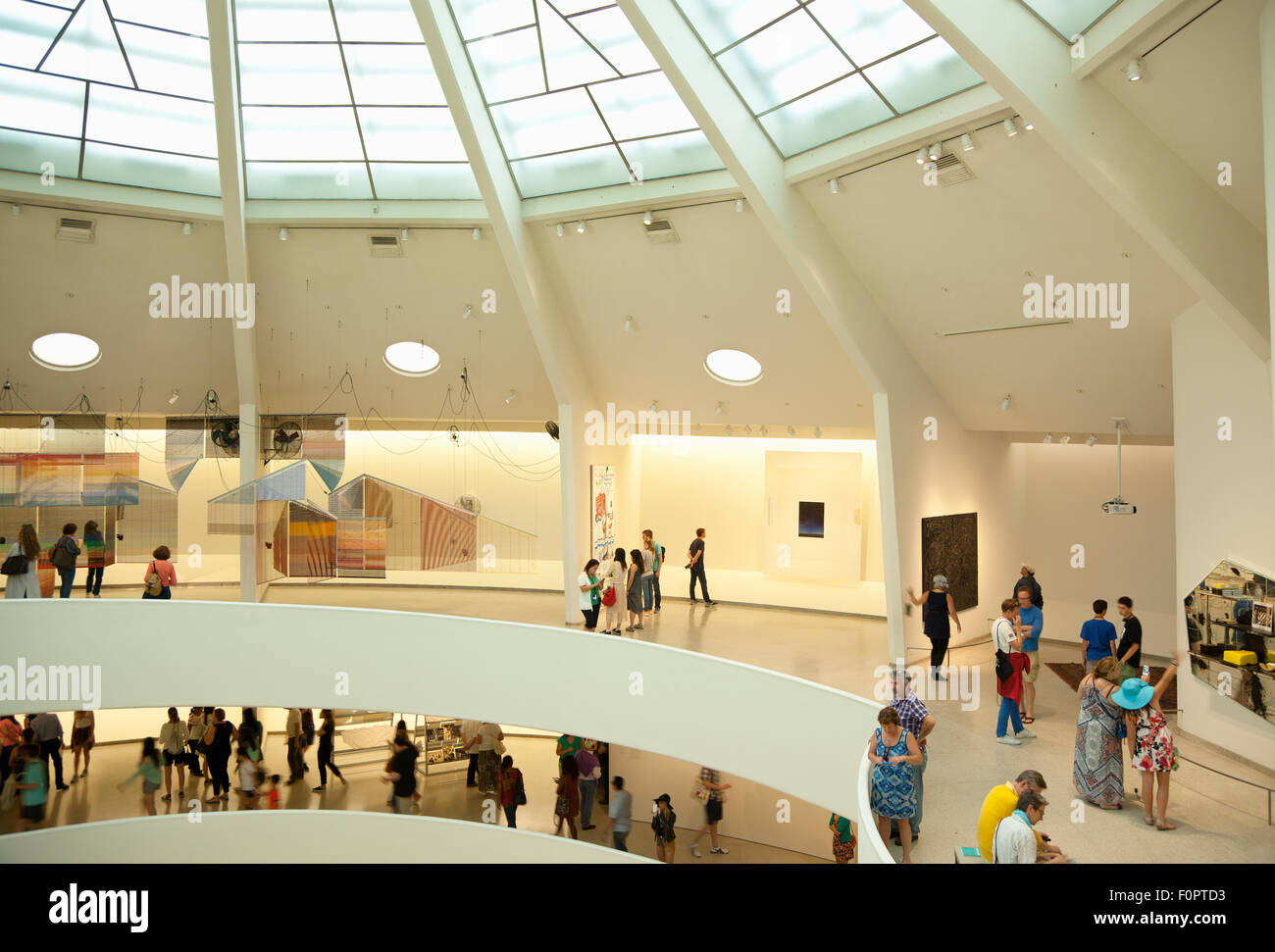 USA, Staat New York, New York City, Manhattan, Interieur des Solomon R Guggenheim Museums auf der 5th Avenue. Stockfoto