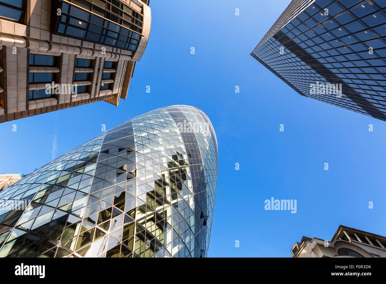 Financial District in London Stockfoto