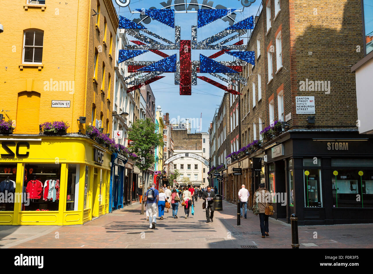 London, Carnaby Street Stockfoto