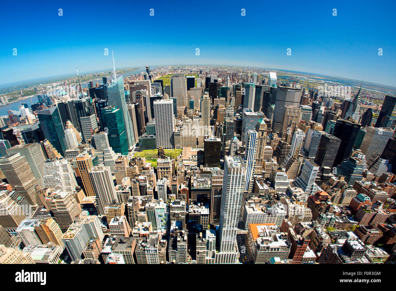 Skyline von New York City Stockfoto