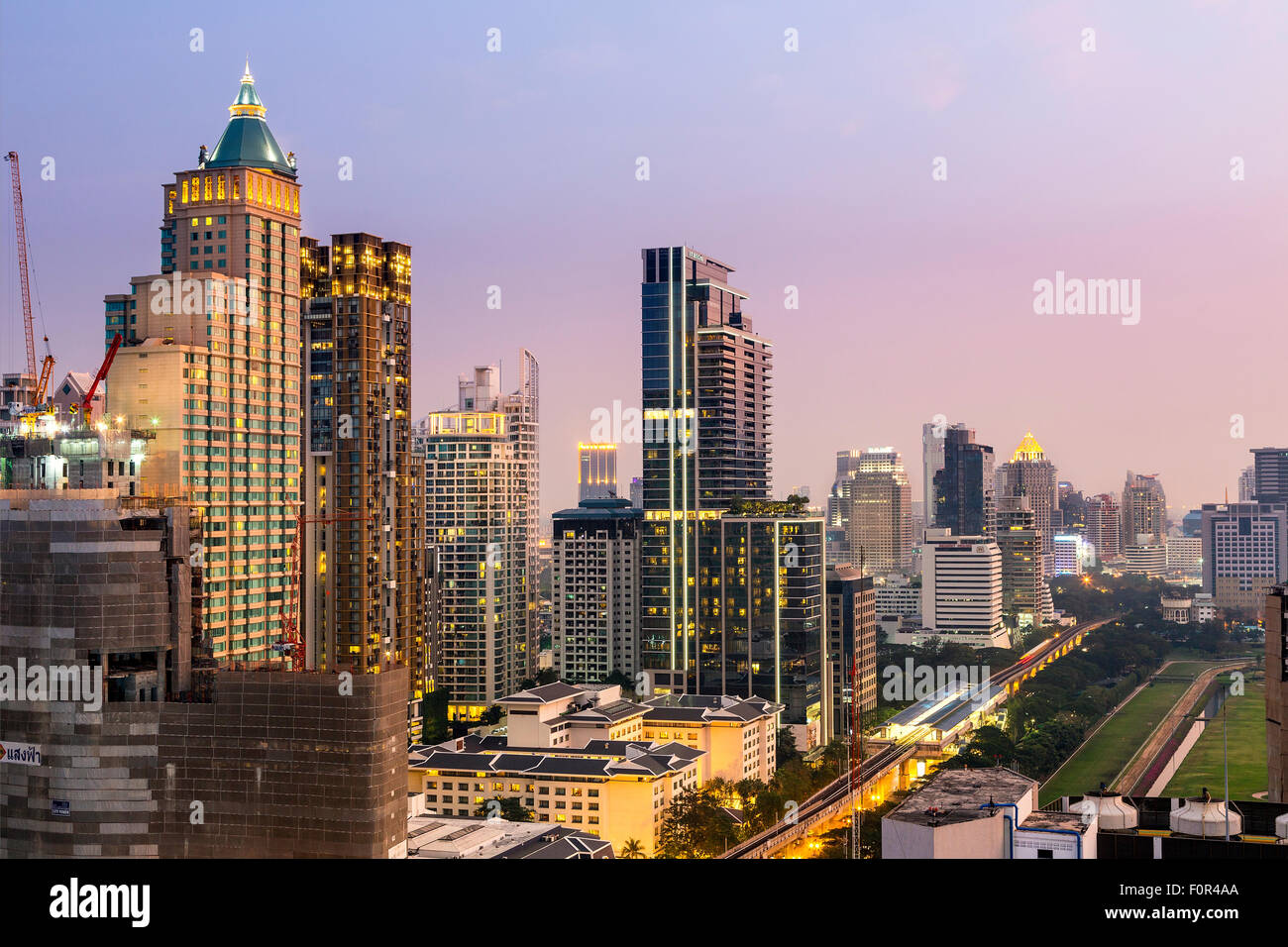 Thailand, Bangkok Skyline Stockfoto