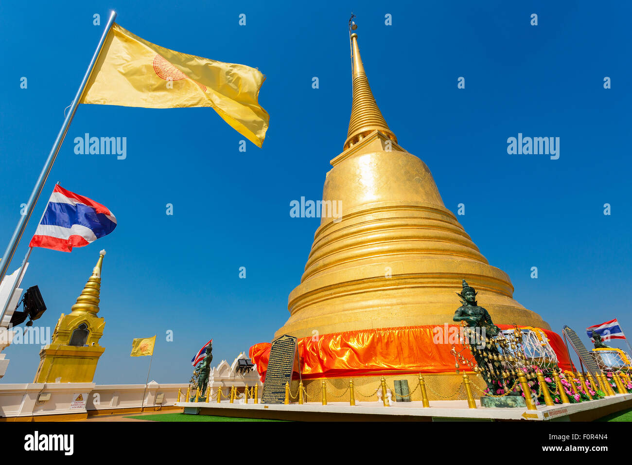 Thailand, Bangkok, Wat Saket Stockfoto