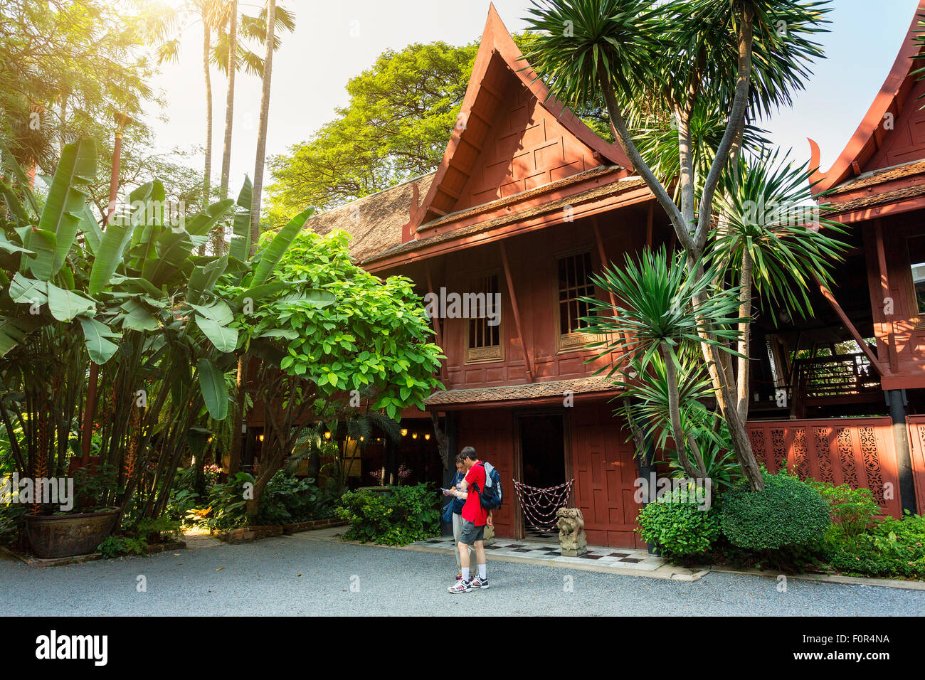 Thailand, Bangkok, Jim Thompson-Haus Stockfoto