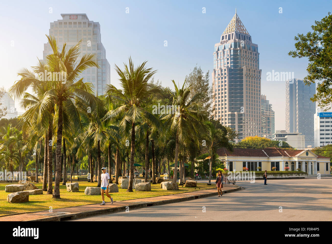 Thailand, Bangkok Lumpini Park Stockfoto
