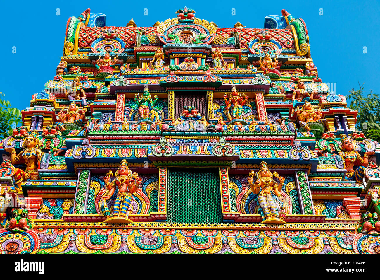 Thailand, Bangkok, Sri Maha Mariamman-Tempel Stockfoto Thailand, Bangkok, Sri Maha Mariamman-Tempel Stockfoto