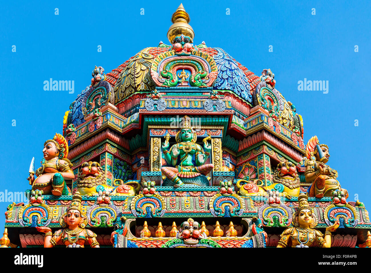 Thailand, Bangkok, Sri Maha Mariamman-Tempel Stockfoto Thailand, Bangkok, Sri Maha Mariamman-Tempel Stockfoto