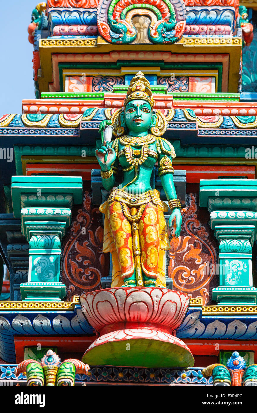 Thailand, Bangkok, Sri Maha Mariamman-Tempel Stockfoto Thailand, Bangkok, Sri Maha Mariamman-Tempel Stockfoto