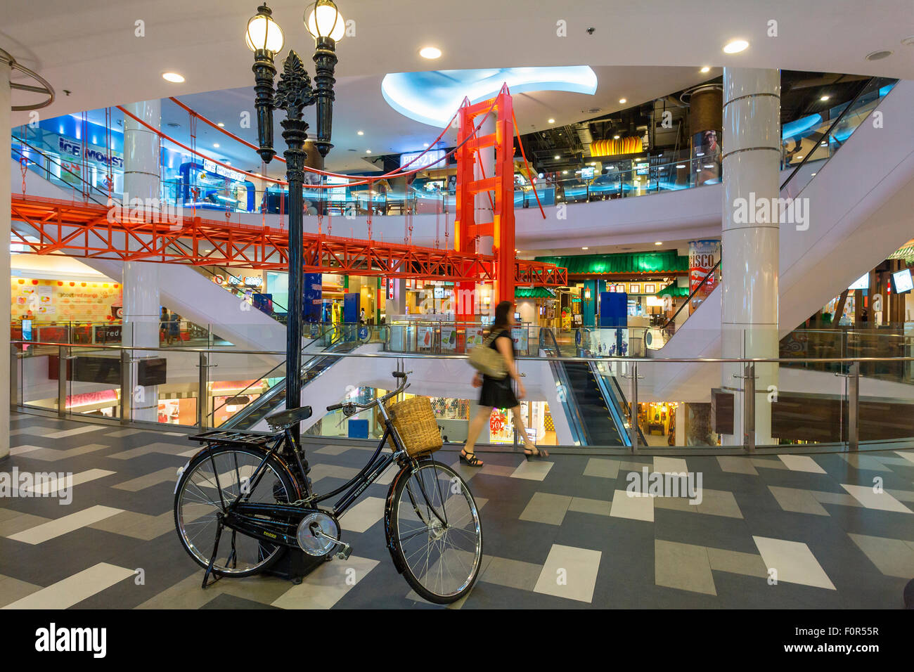 Bangkok, Terminal 21 Shopping Mall Stockfoto