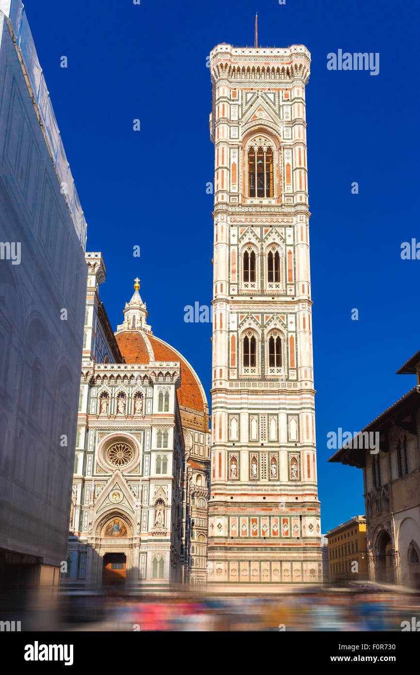 Campanile di Giotto in Florenz, Italien Stockfoto
