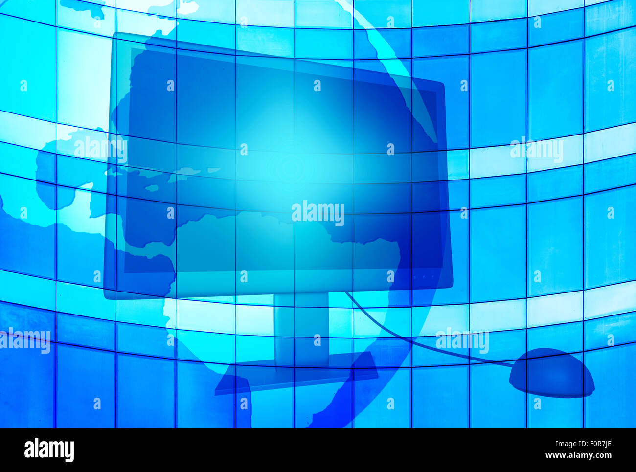 PC-Technik-Hintergrund Stockfoto