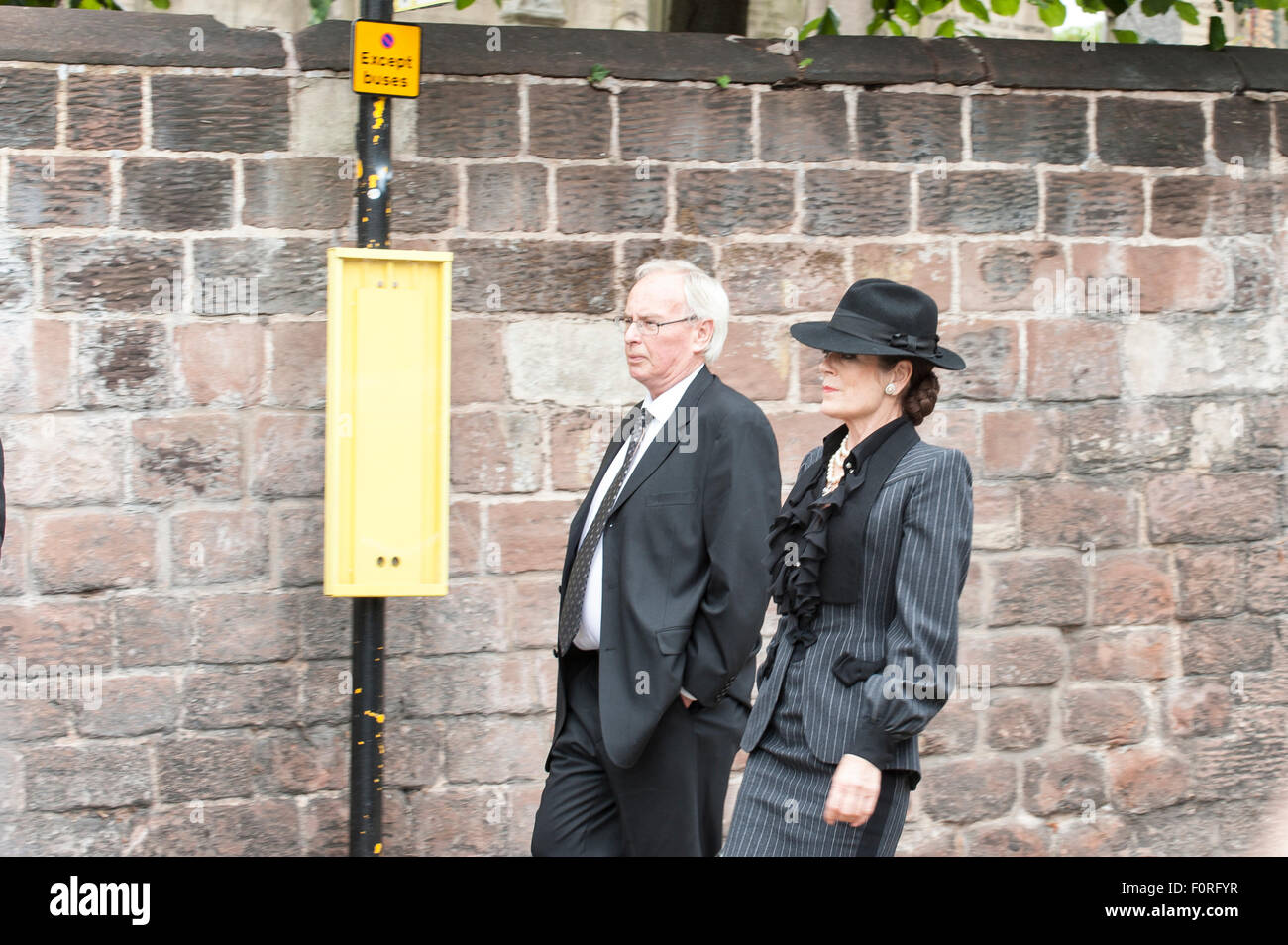 Lorrayne Chase an Cillar Black Funeral Liverpool Stockfoto