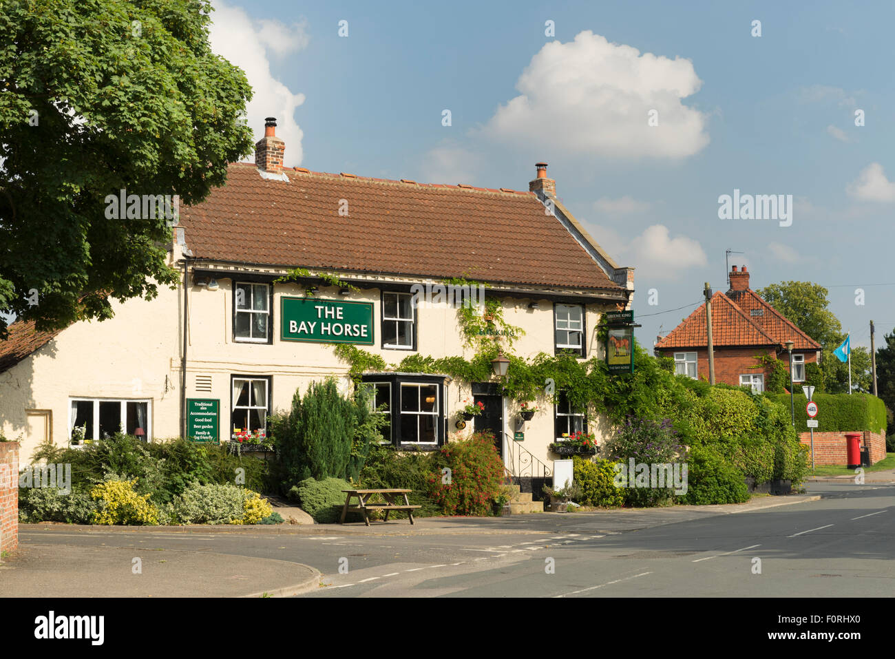 Das Bay Horse Inn, Green Hammerton, North Yorkshire, August 2015. Stockfoto
