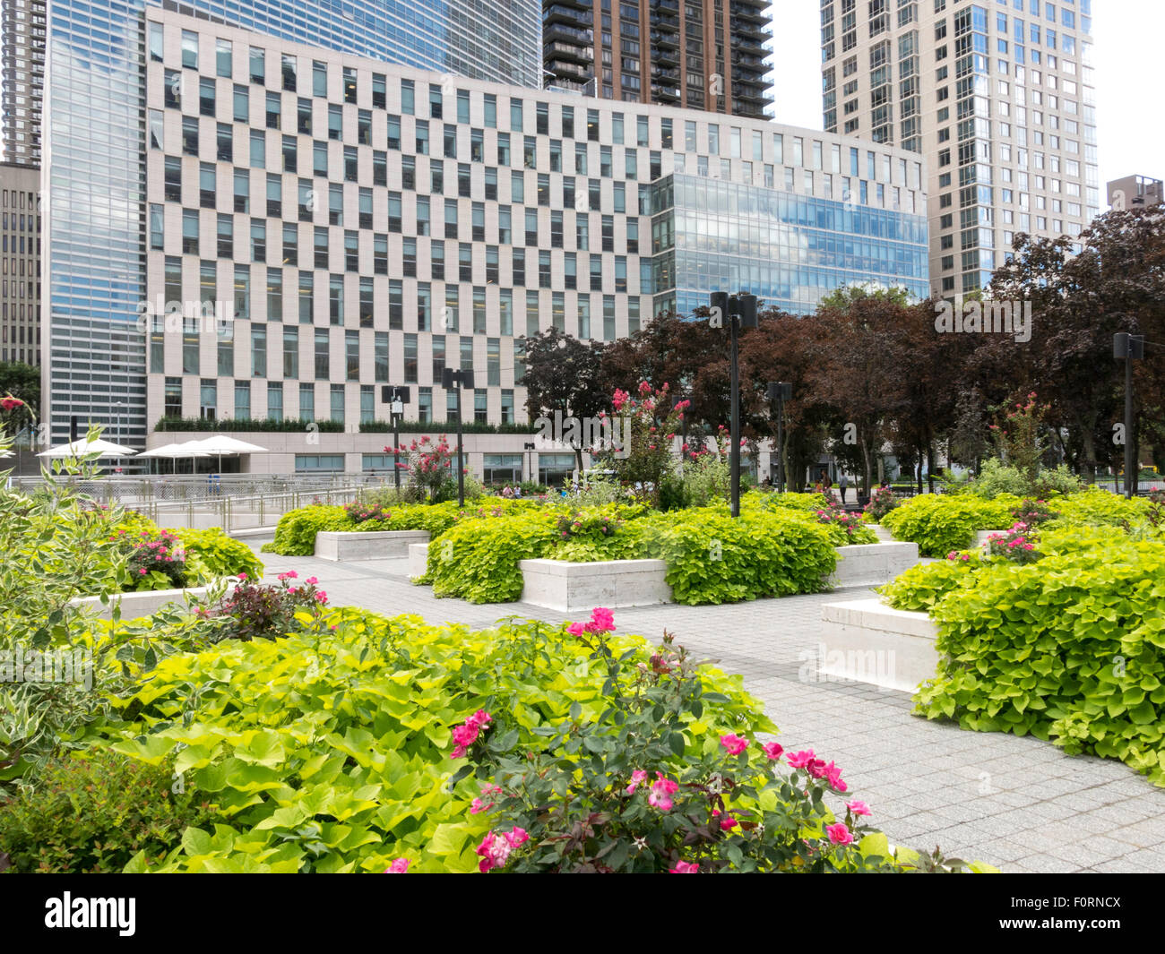 Damrosch Park im Lincoln Center, New York Stockfoto