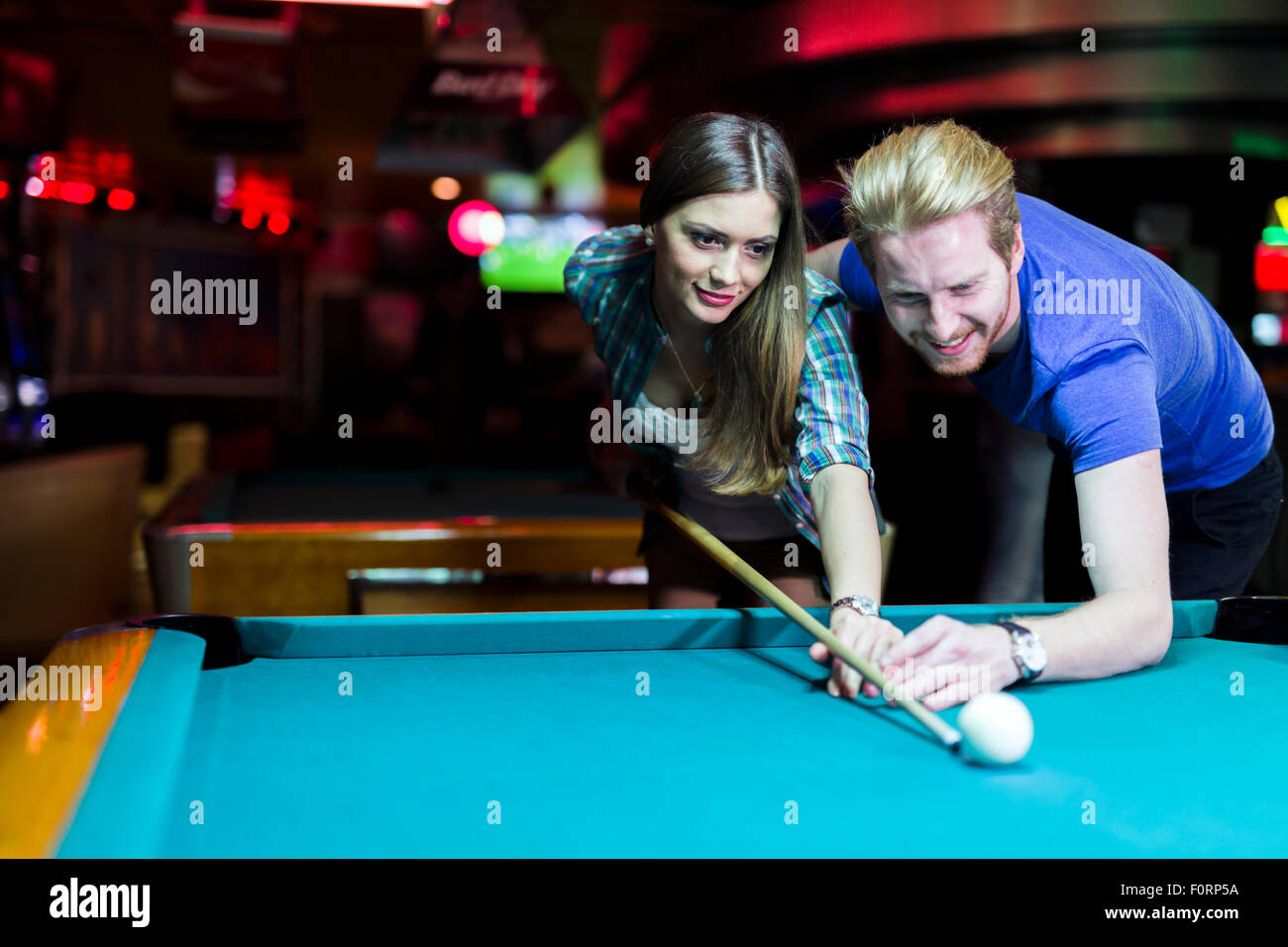 flirten beim billard