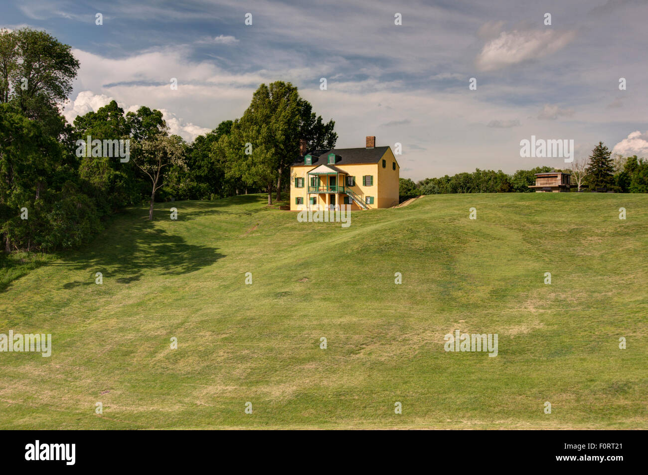 Die temporäre Visitors Center in Fort Washington Park, Maryland. Stockfoto