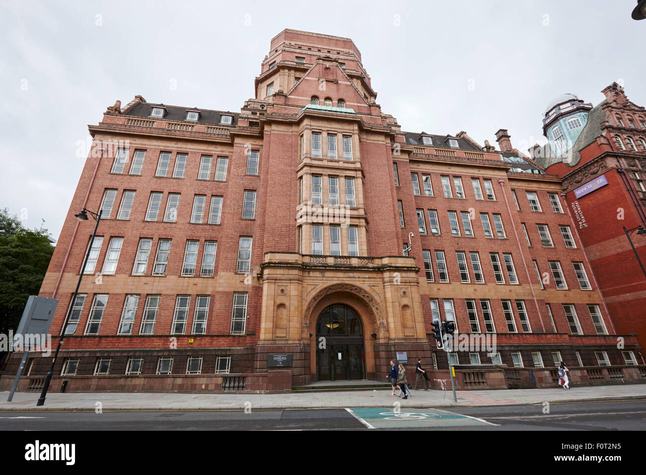 Universität Manchester Sackville Street Aufbau England UK Stockfoto