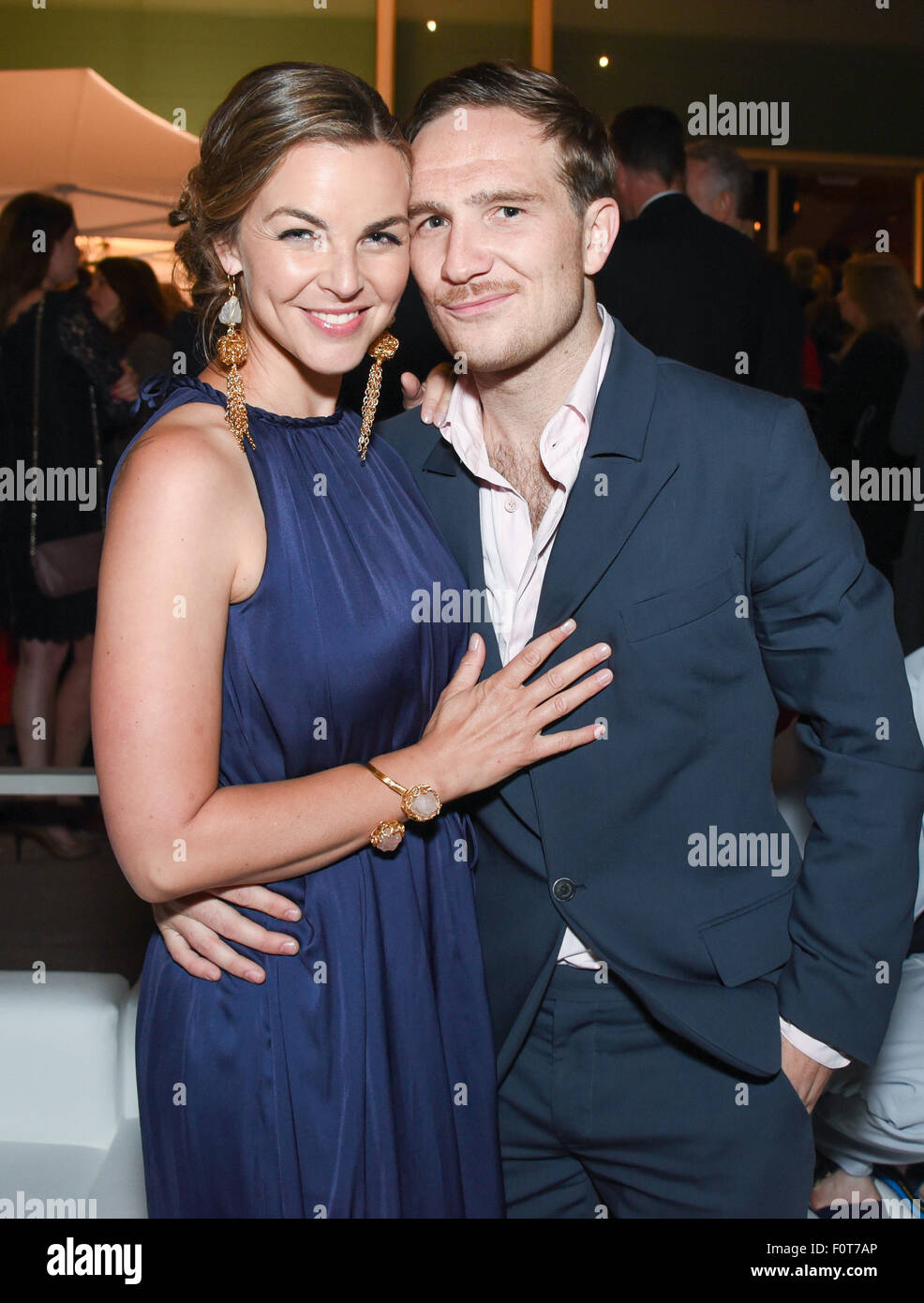 Die 2015 Deutschen Filmpreise (Deutscher Filmpreis) after-Party im Palais bin Funkturm mit Charlottenburg: Frederick Lau, Annika Kipp wo: Berlin, Deutschland: 19. Juni 2015 Stockfoto