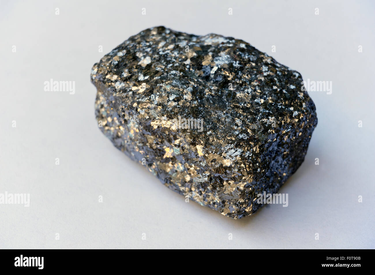 Galena oder Blei Erz Probe Stockfoto