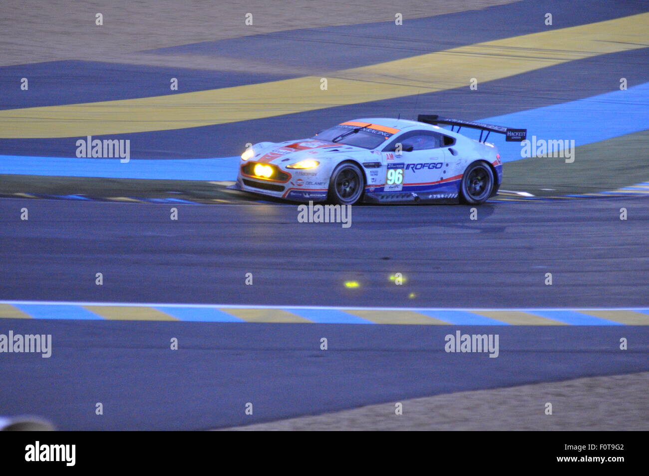 Aston Martin Vantage V8 bei Le Mans 24 2015 Stockfoto