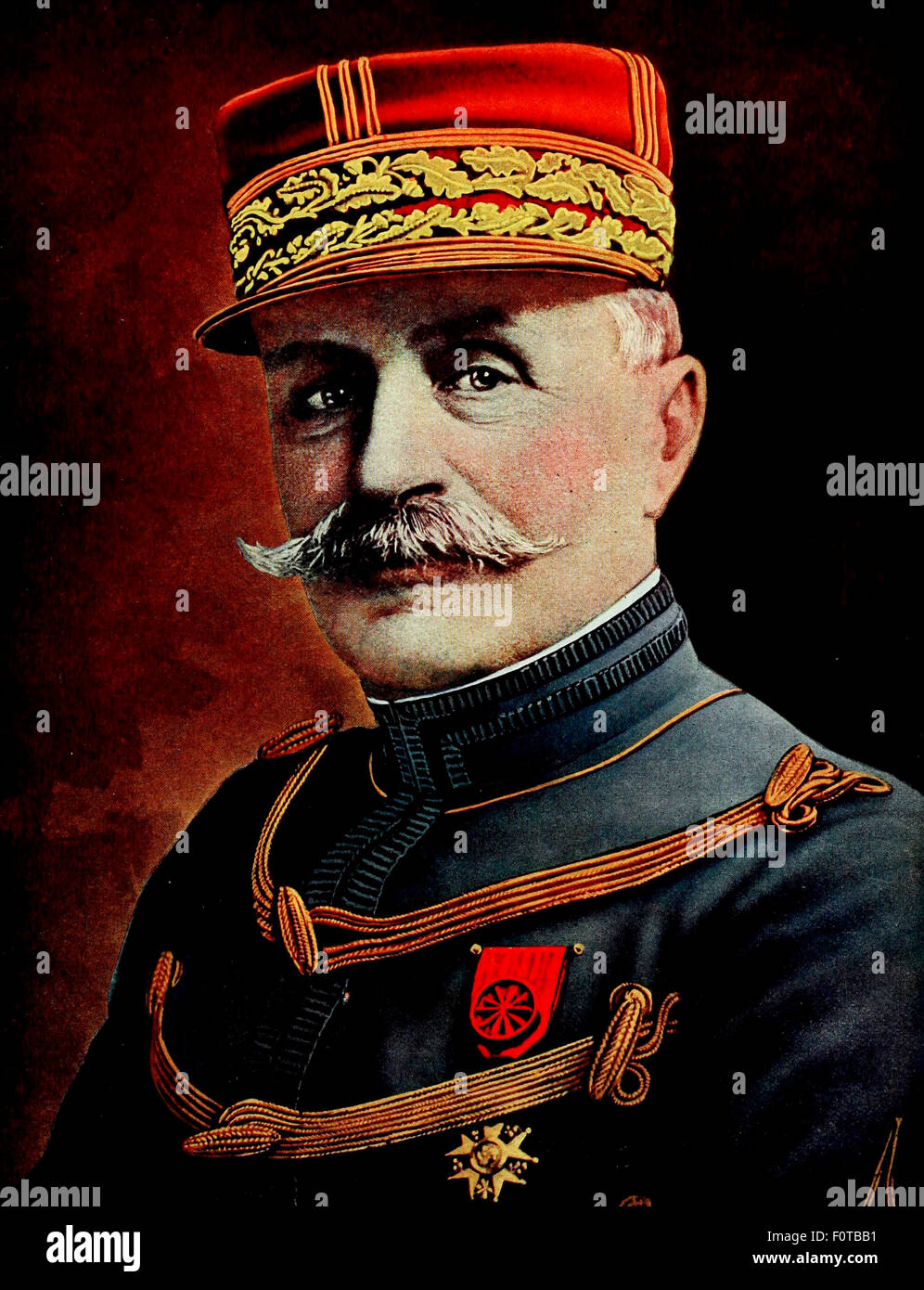 Marschall Ferdinand Foch, Oberbefehlshaber der alliierten Armeen, Weltkrieg Stockfoto