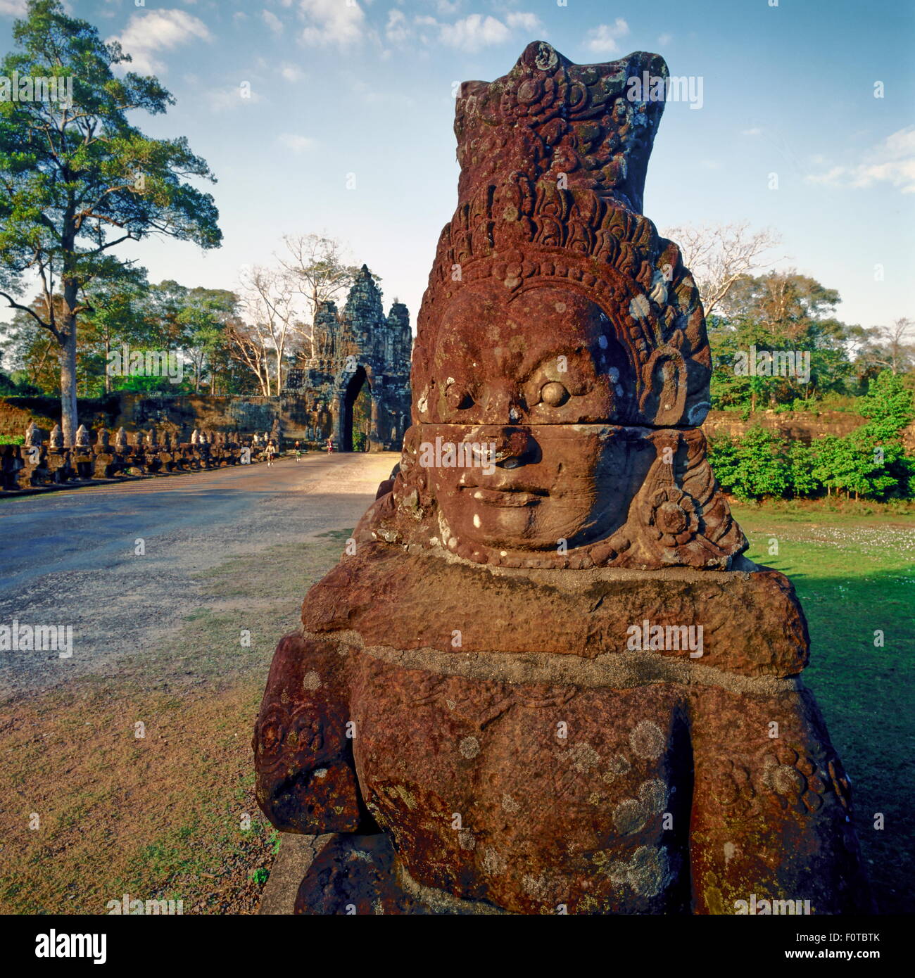 Ruinen von Angkor Wat, Stockfoto