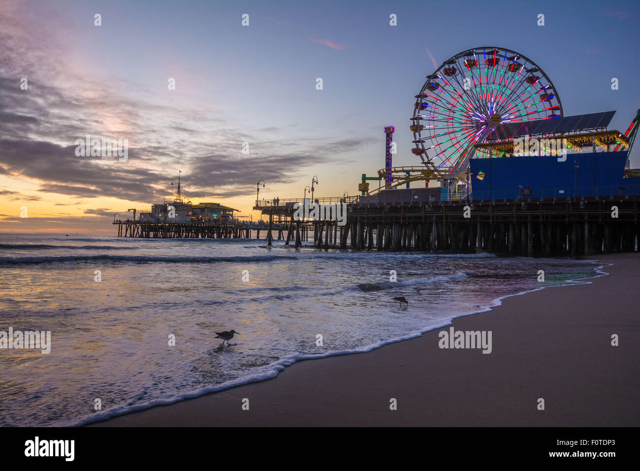 Santa Monica Pier, Santa Monica, Los Angeles, Kalifornien, USA Stockfoto