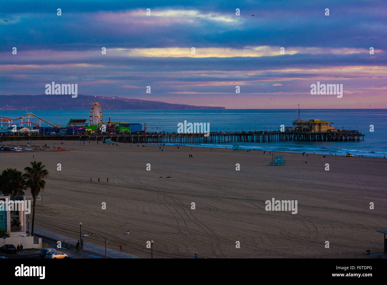Santa Monica Pier, Santa Monica, Los Angeles, Kalifornien, USA Stockfoto