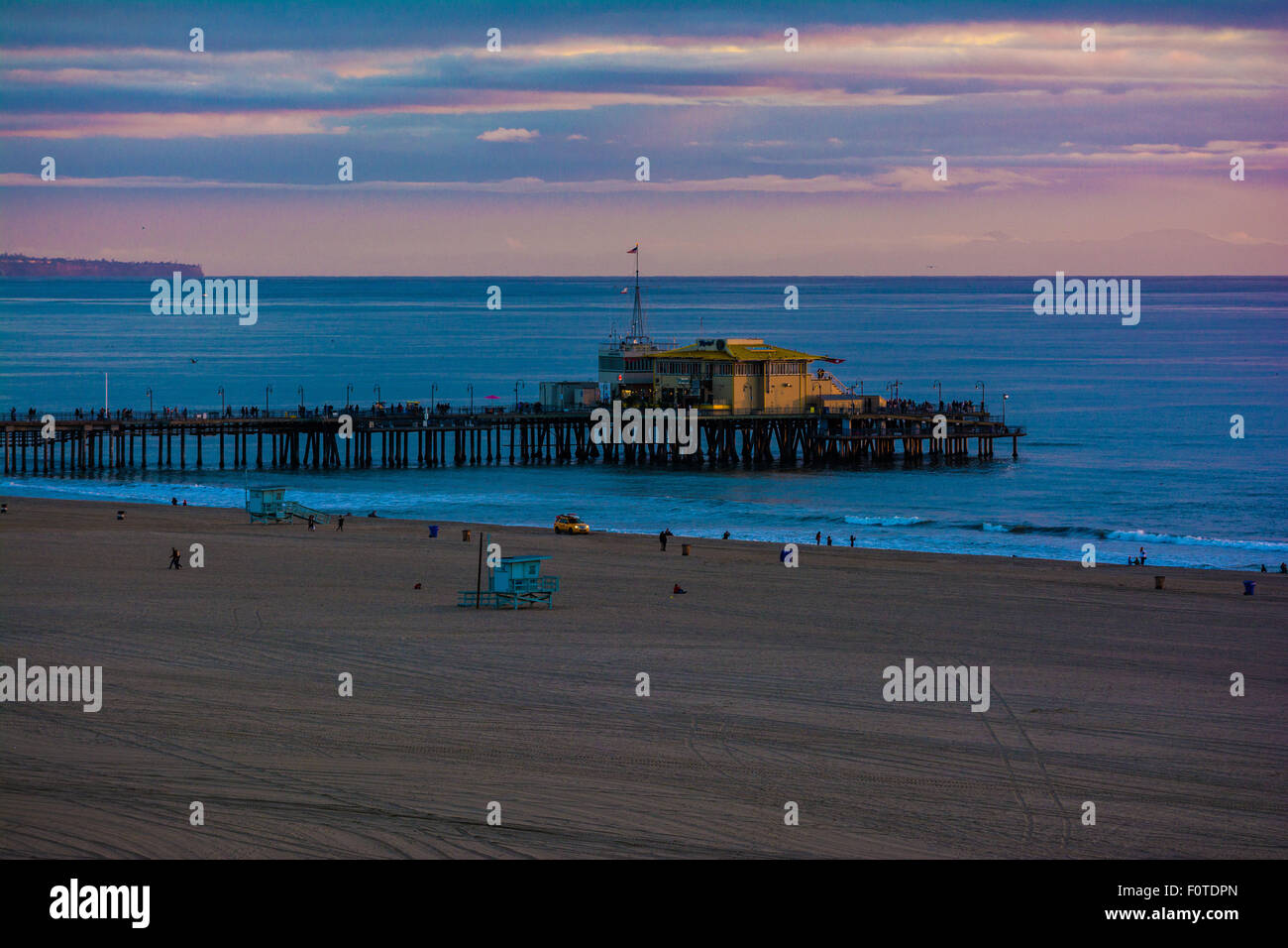 Santa Monica Pier, Santa Monica, Los Angeles, Kalifornien, USA Stockfoto
