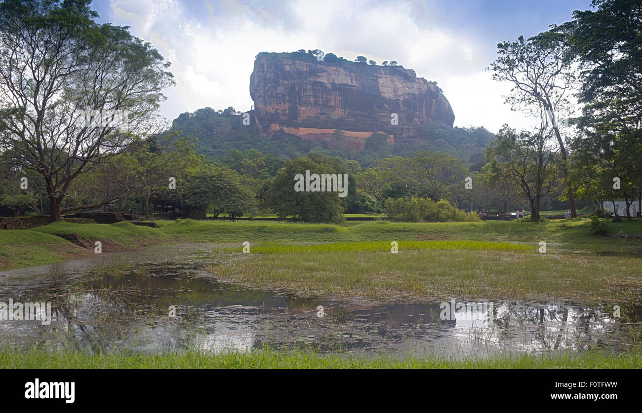 Sigiriya Lion Rock Festung in Sri Lanka Stockfoto