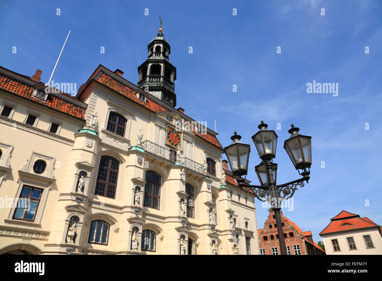 Rathaus am Marktplatz, Lüneburg, Lüneburg, Niedersachsen, Deutschland, Europa Stockfoto