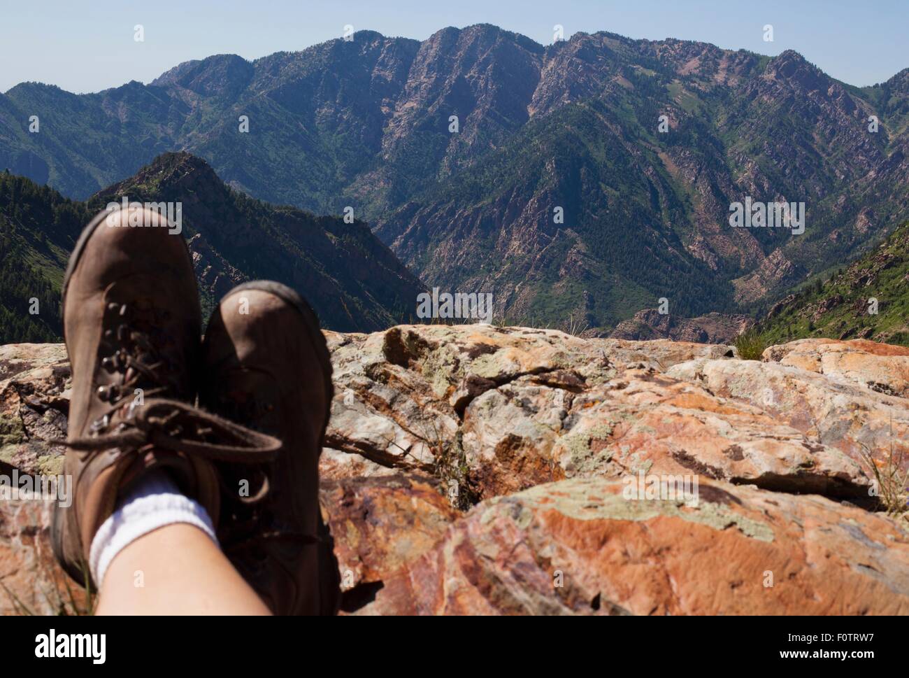 Berge, Big Cottonwood Canyon, Salt Lake City, Utah Stockfoto