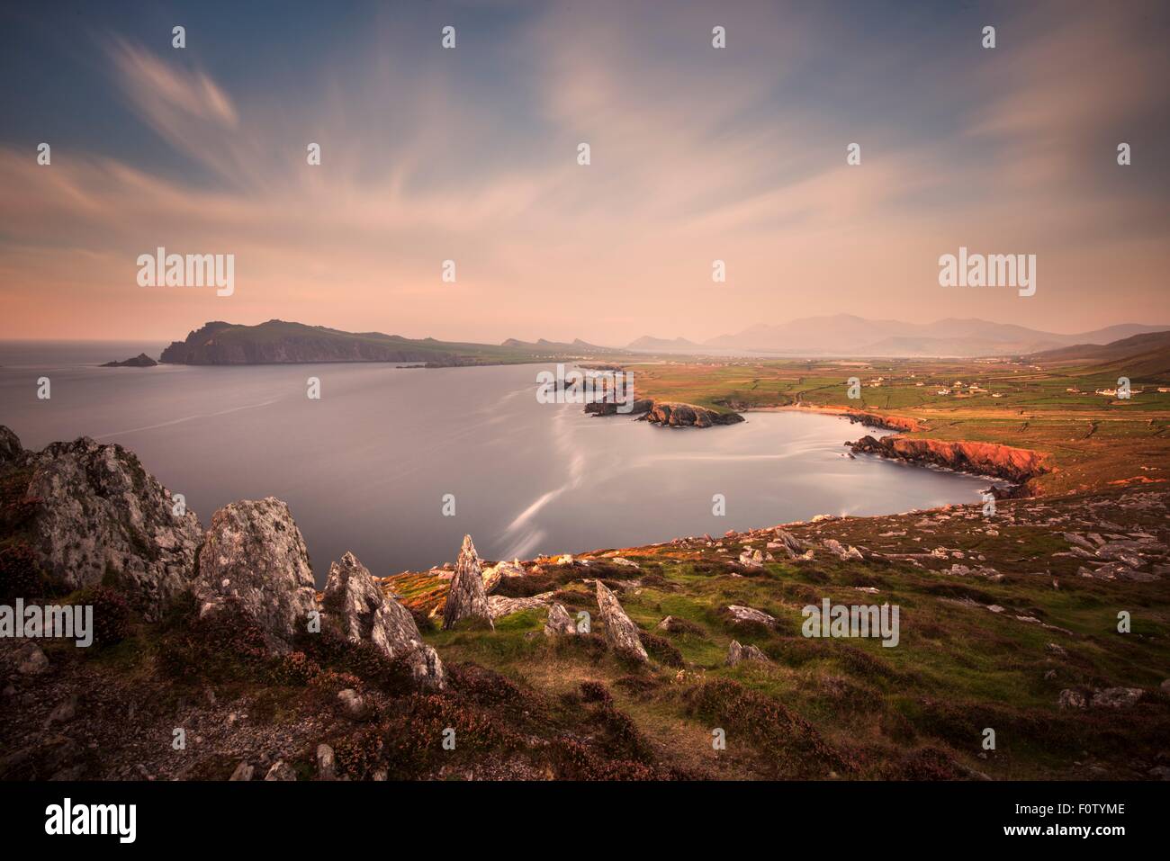Küste der Halbinsel Dingle, County Kerry, Irland Stockfoto